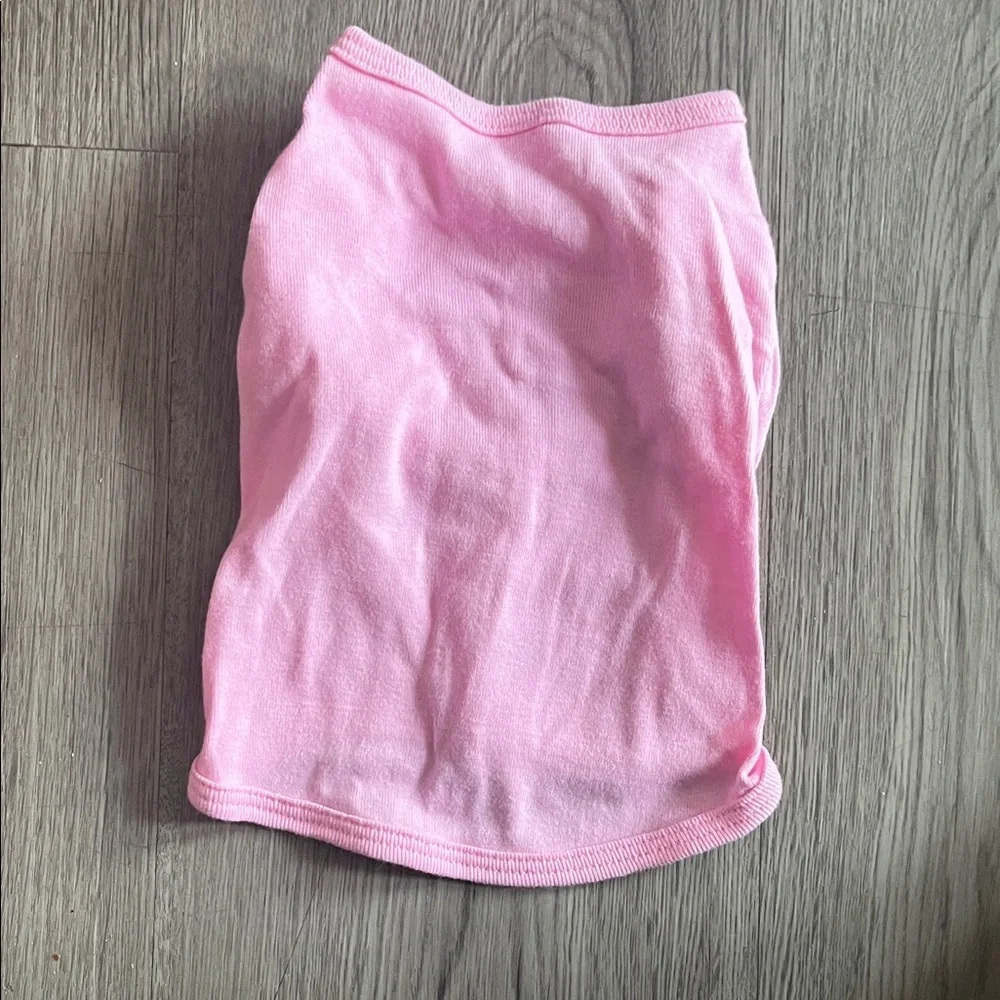 Pink doggy tank